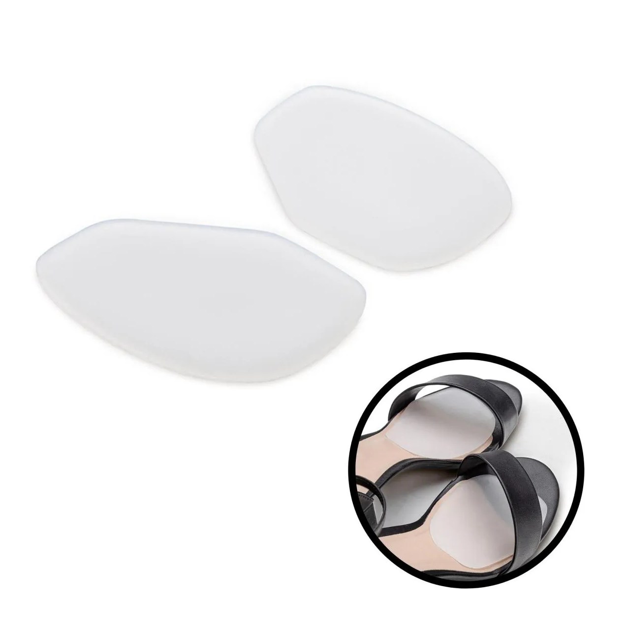 Palmilha de Silicone Apoio Plantar Salto Alto para Dor Hidrolight