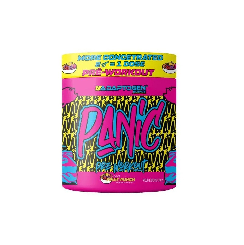 Panic Pre Workout (300G) - Sabor: Fruit Punch