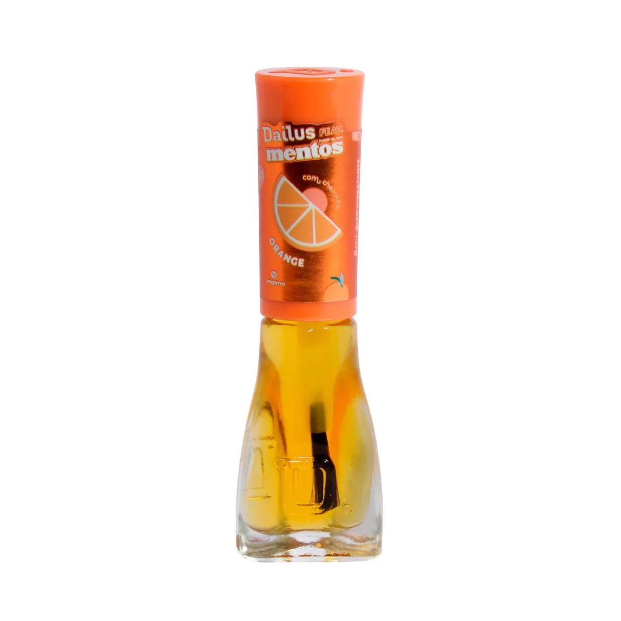 Esmalte Óleo Hidratante Dailus feat. Mentos 8ml - Orange
