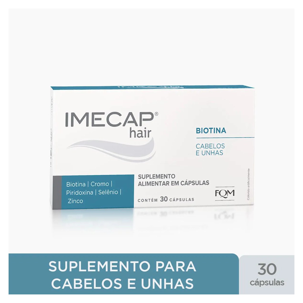 Suplemento Alimentar Imecap Hair Cabelos e Unhas 30 cápsulas
