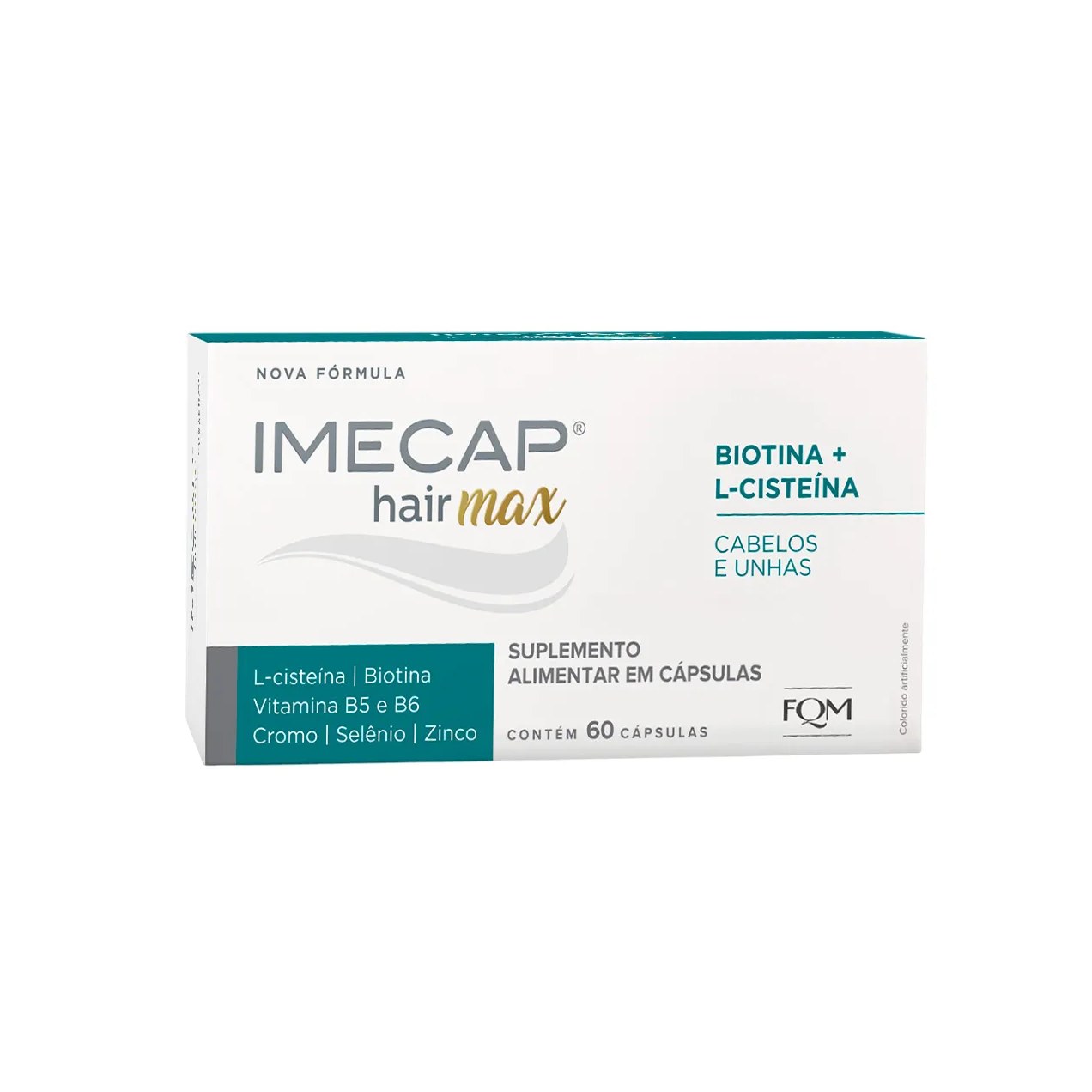 Suplemento Vitamínico Imecap Hair Max Cabelos e Unhas - 60 Cápsulas