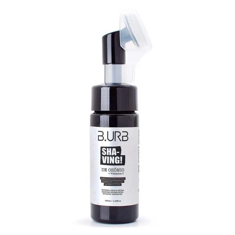 Shaving Espuma de Ozônio - Protege e Remove Manchas 220ml Barba Urbana B.urb