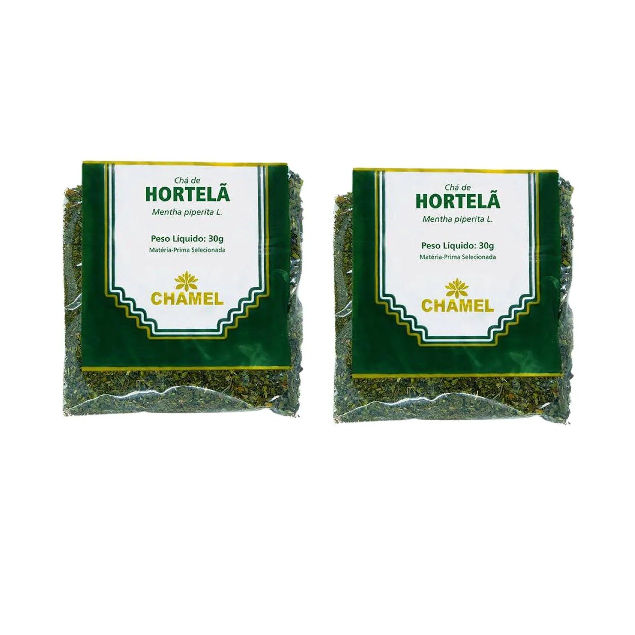 Kit 02 Pacote de Chá de Hortelã 30g - Chamel