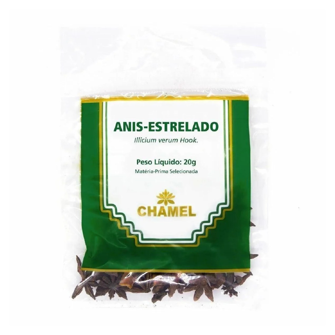 Pacote de Chá de Anis Estrelado 20g - Chamel