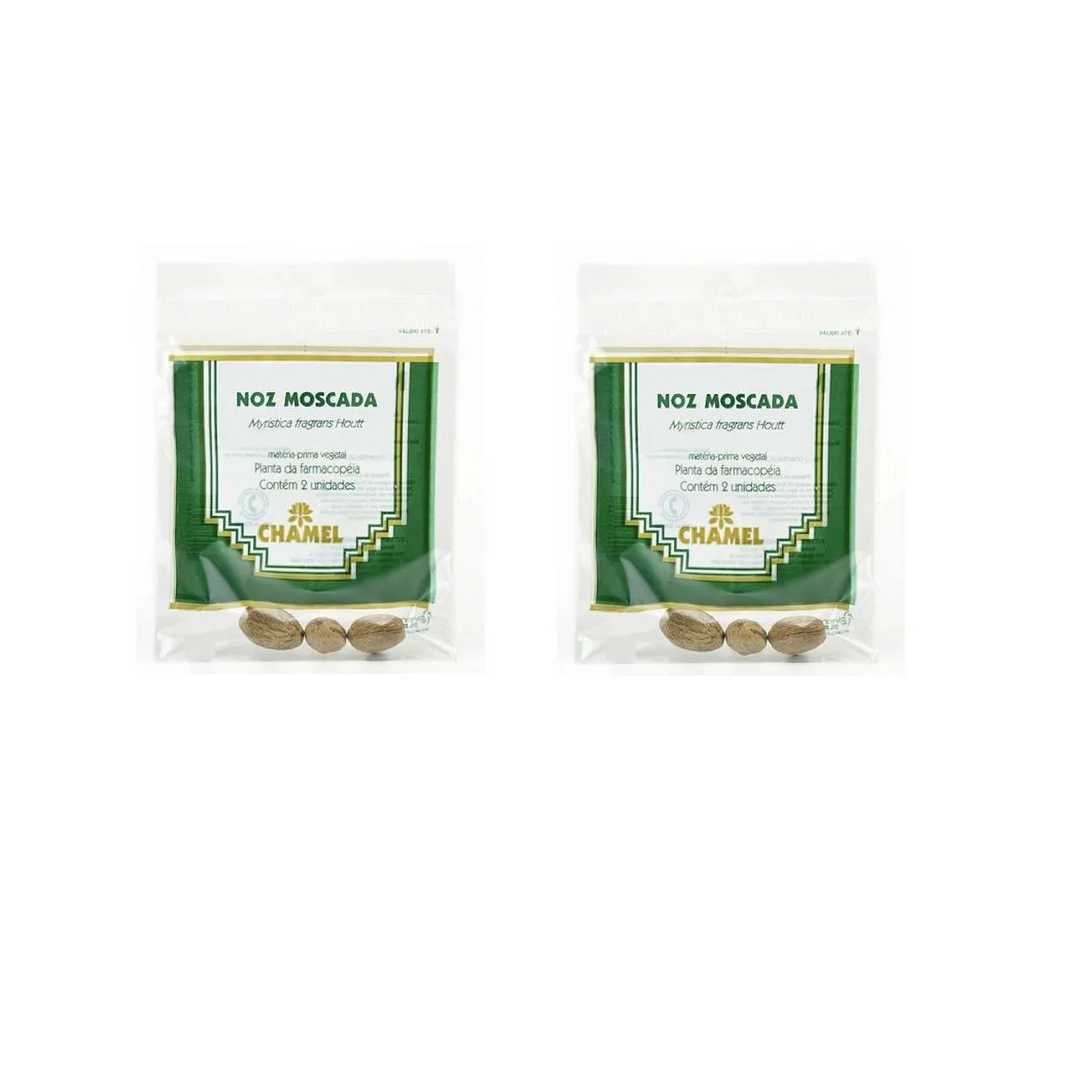 Kit 02 Noz Moscada com 2 unidades - Chamel