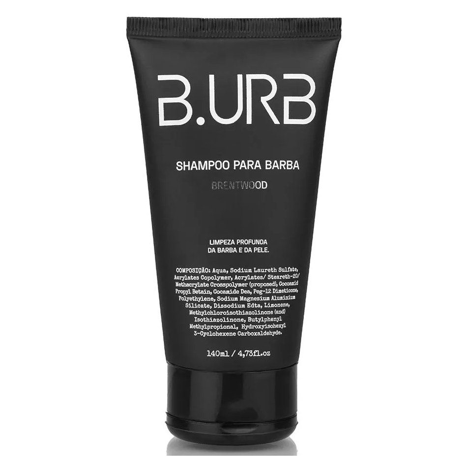 Shampoo para Barba Brentwood com Microesferas Esfoliantes 140ml Barba Urbana B.urb