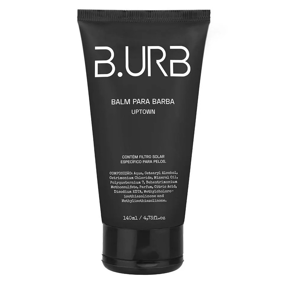 Balm para Barba Uptown com Filtro Solar - Amadeirado 140ml Barba Urbana B.urb