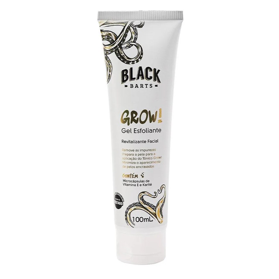 Gel Esfoliante Facial Grow! Revitalizante 100ml Black Barts