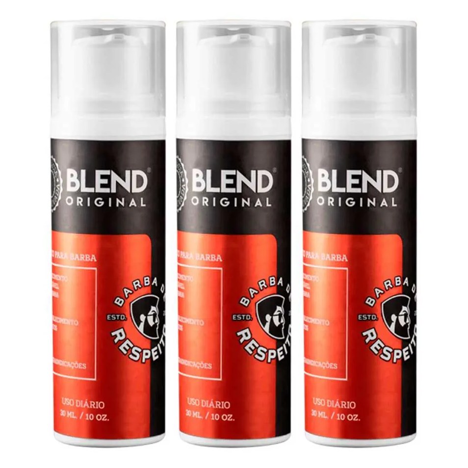 Kit 3 Blend Original® 30ml Barba de Respeito