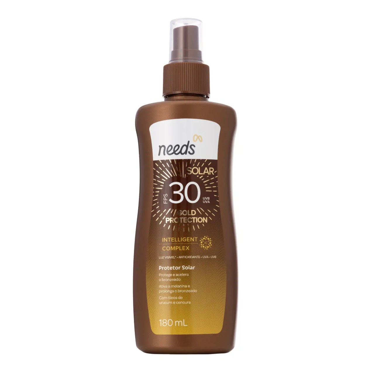 Kit Needs Solar Protetor Corporal FPS 30 Spray 180ml + Gel Pós-Sol Aloe Vera 120g