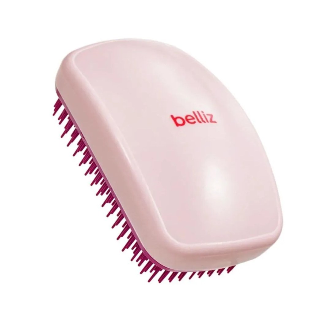 Escova Belliz Flex Pocket Rosa Cód. 485