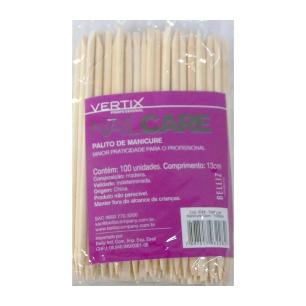 Palito de Manicure Vertix Nail Care Belliz Cod.3228