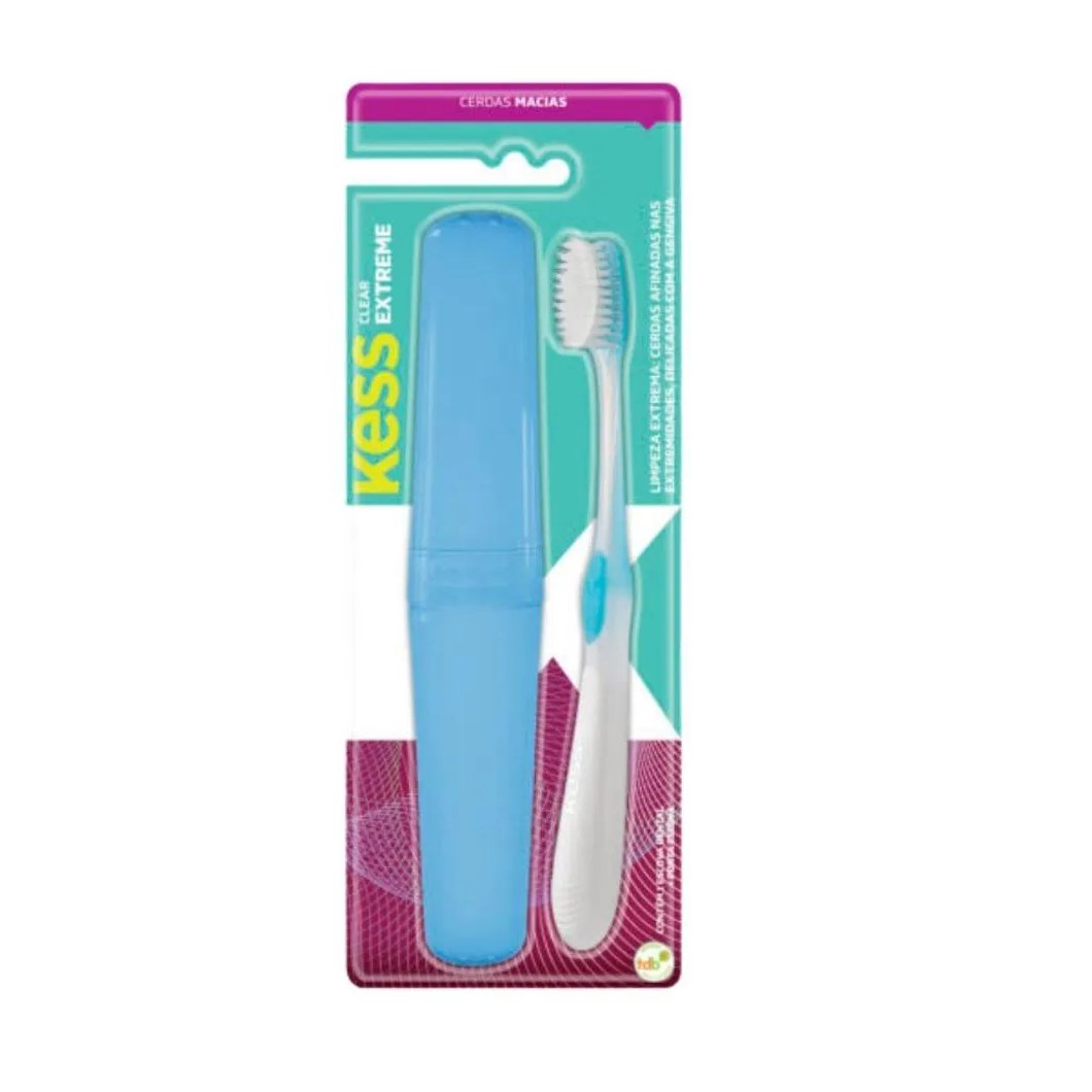 Escova Dental Clear Extreme Kess Belliz Azul Cod.2018