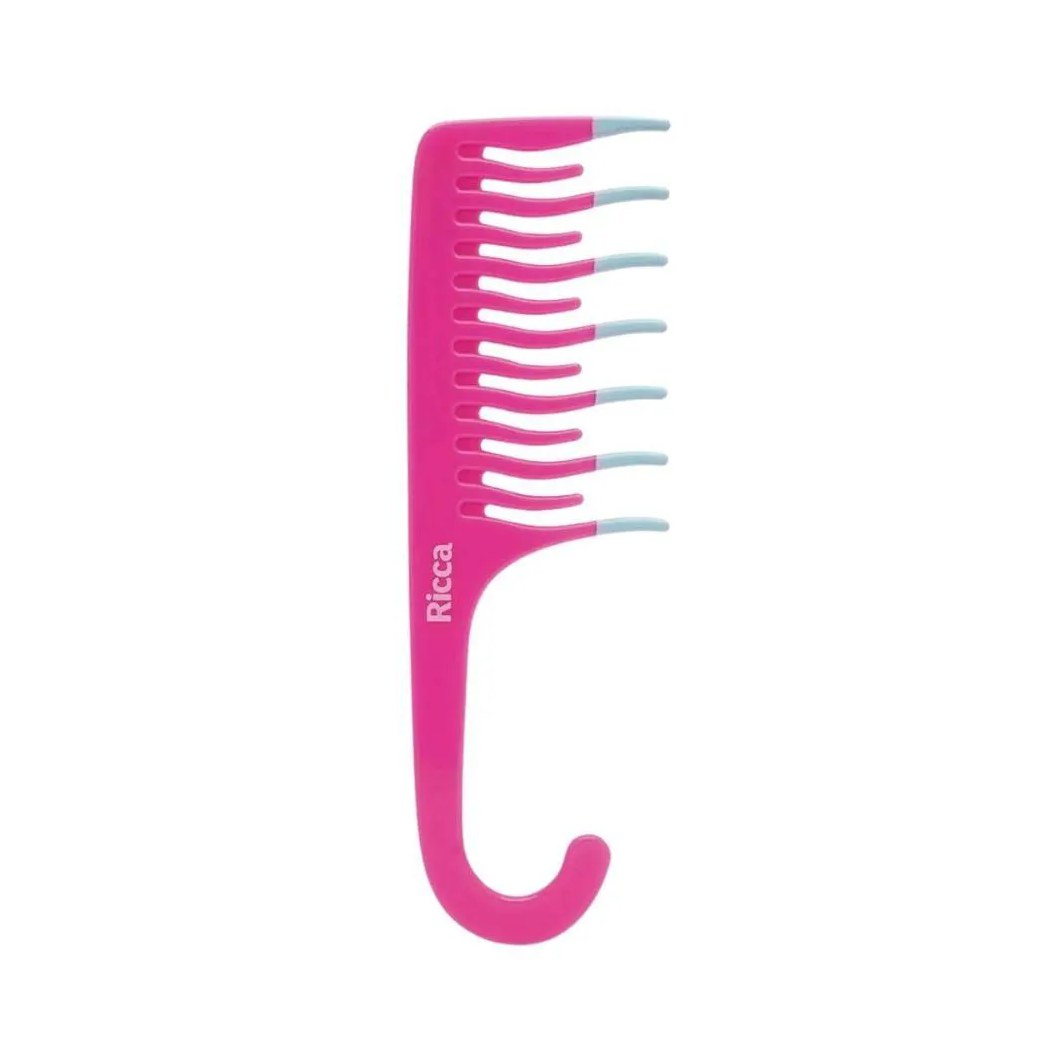 Escova Ricca Belliz Shower Cachos Rosa Cod.581