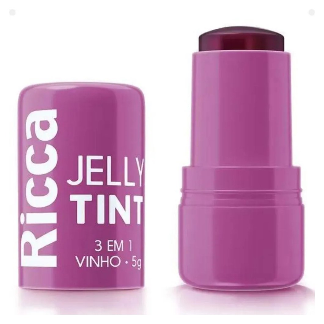 Jelly Tint Ricca 3 em 1 Vinho