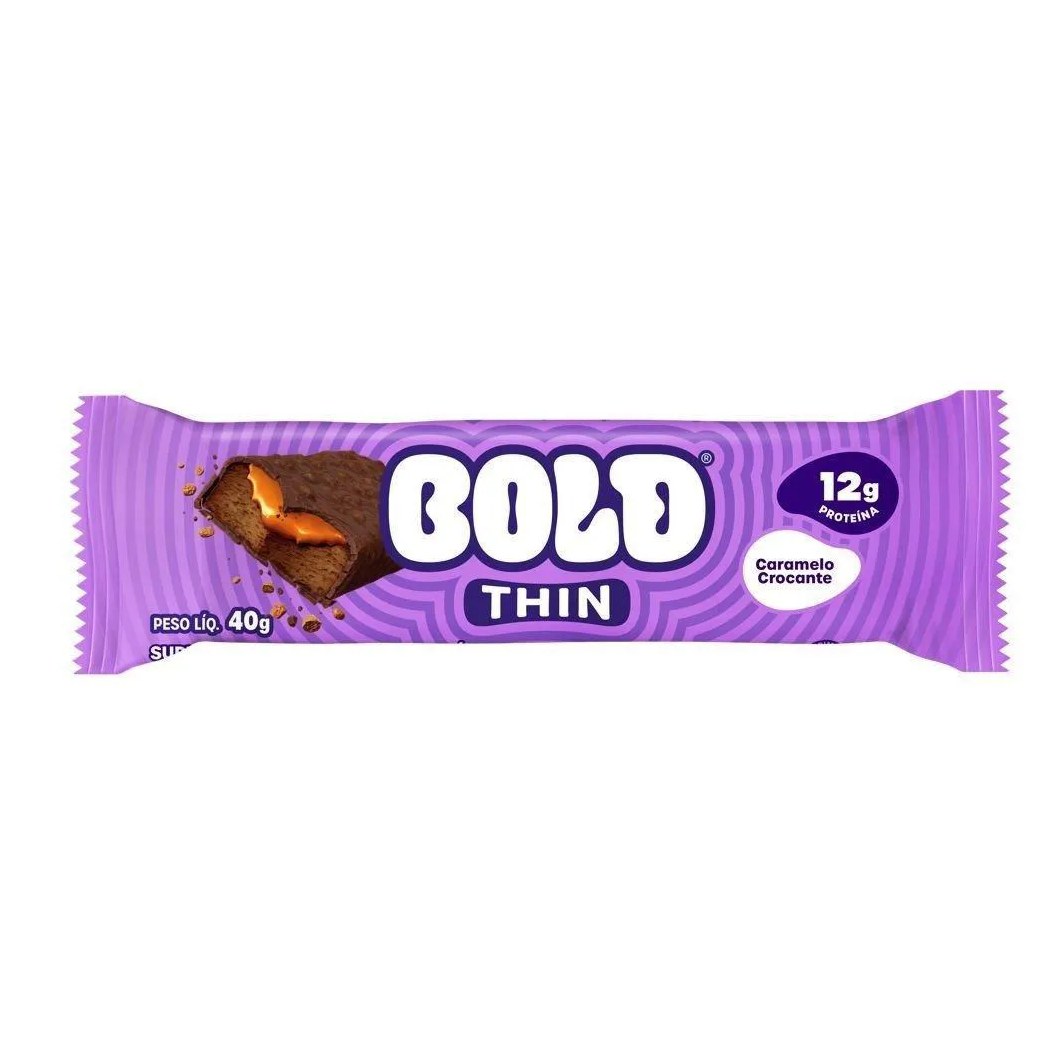 Bold Thin Caramelo Crocante 40g