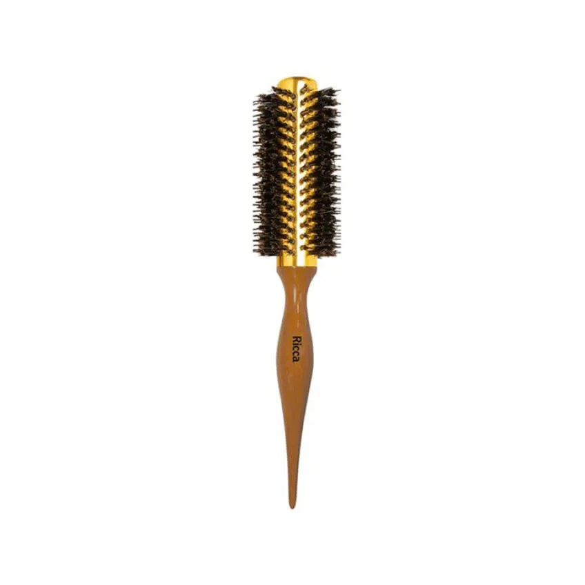 Escova de Cabelo de Madeira Point 25 - Linha Metal - Belliz