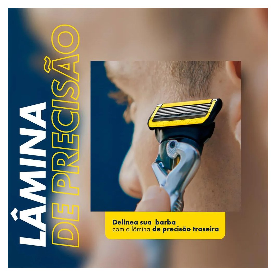 Carga para Aparelho de Barbear Gillette Fusion Proshield 2 unidades