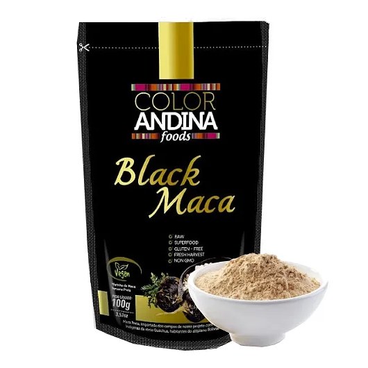 Maca Peruana Black (preta) Maca, Color Andina Food, 100g