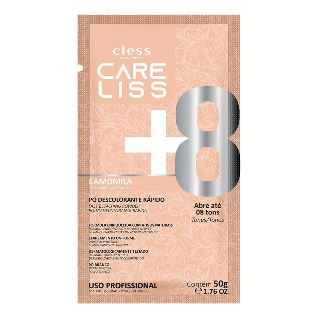 Descolorante em Pó Care Liss com Camomila 50g - Embalagem com 12 unidades