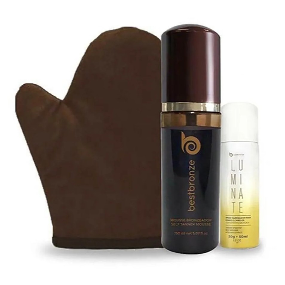 Kit Mousse Dark + Luva + Mini Luminate 50ML Vanilla