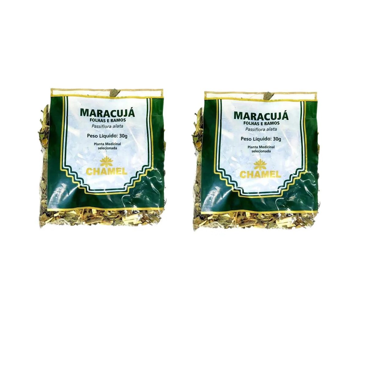 Kit 02 Pacote de Chá de Maracujá 30g - Chamel