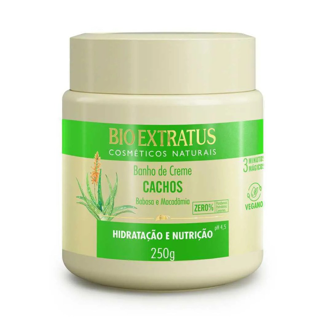 Banho de Creme Bio Extratus Cachos 250g