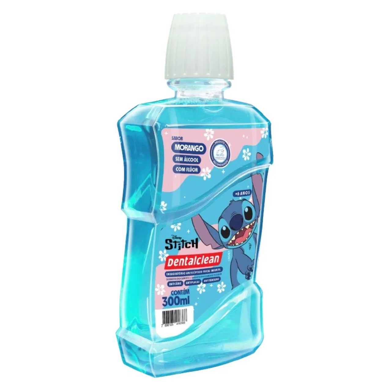 Enxaguante Bucal Infantil Stitch 300 Ml Morango - Dentalcean