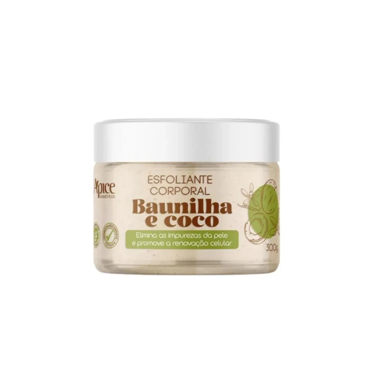 Apice Esfoliante Corporal Baunilha e Coco 300G