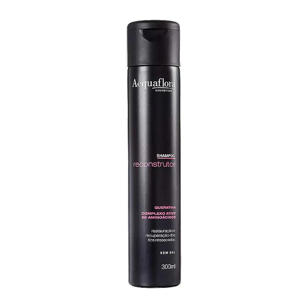 Acquaflora Reconstrução Shampoo Sem Sal 300Ml