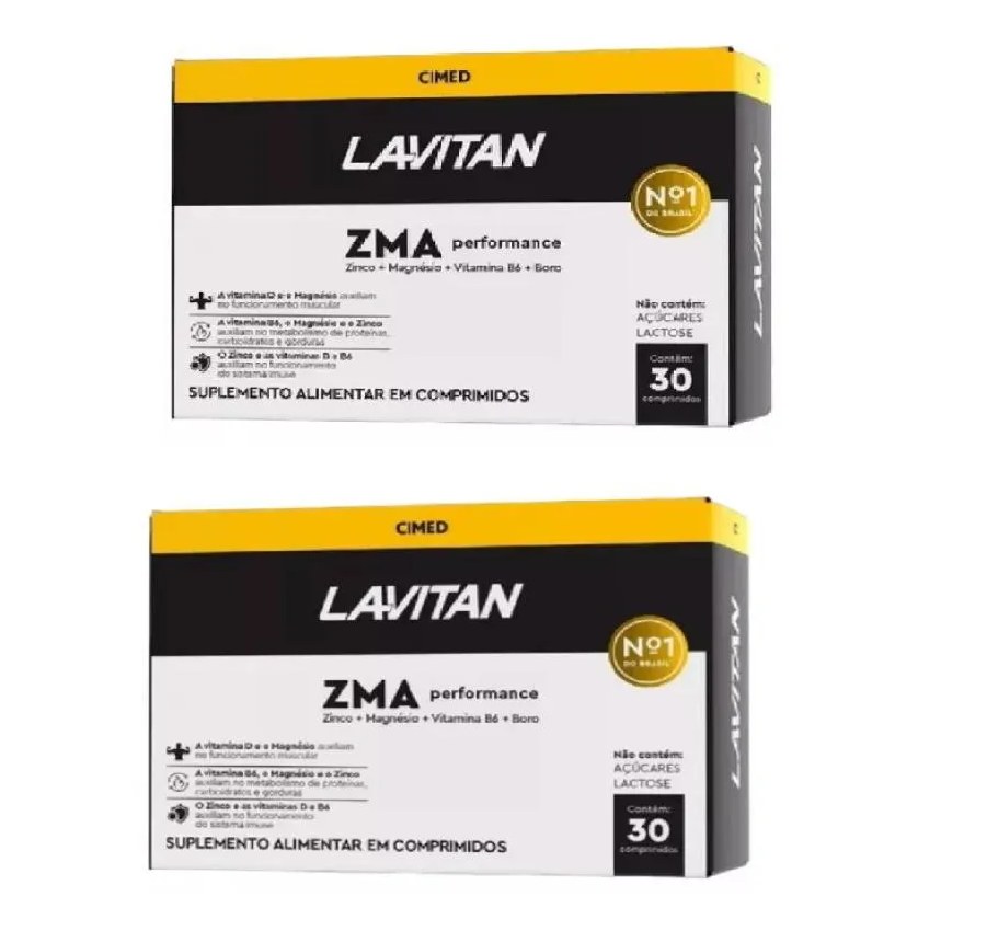 Kit 2 Lavitan Zma Performance Homem - 30 cápsulas - Cimed