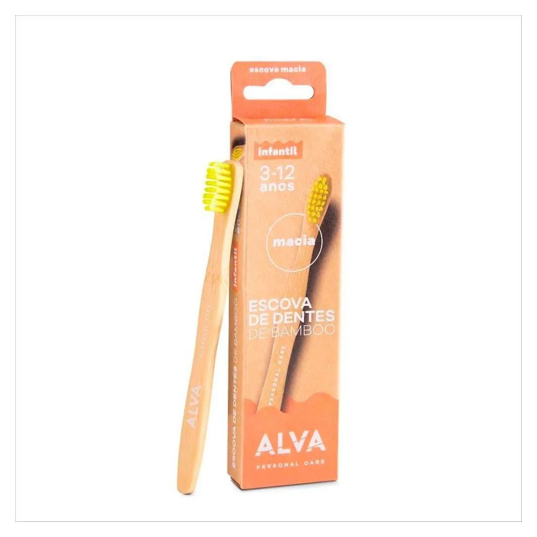 Alva Personal Care - Escova de de ntes Bamboo Infantil Nulo