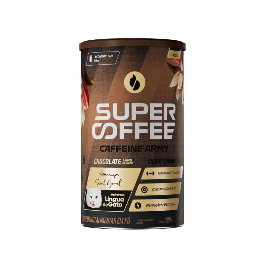 Supercoffee 3.0 Língua de Gato Caffeine Army 380g