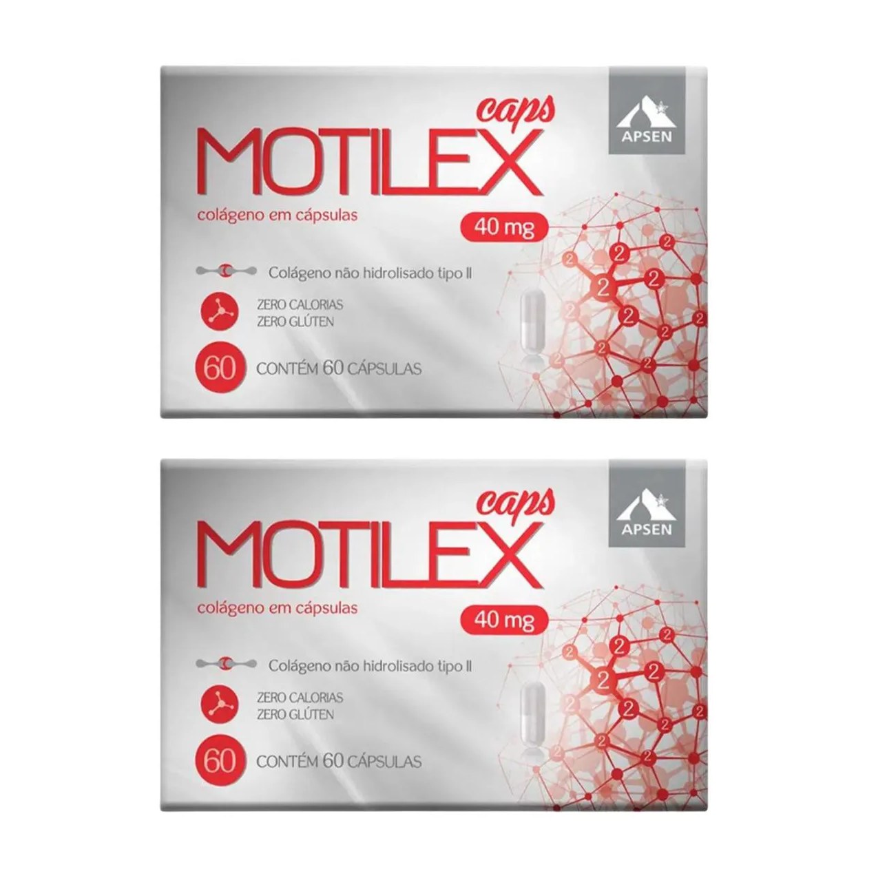Kit 2 Suplemento Vitamina Motilex Caps 40mg 60 Cps – Apsen