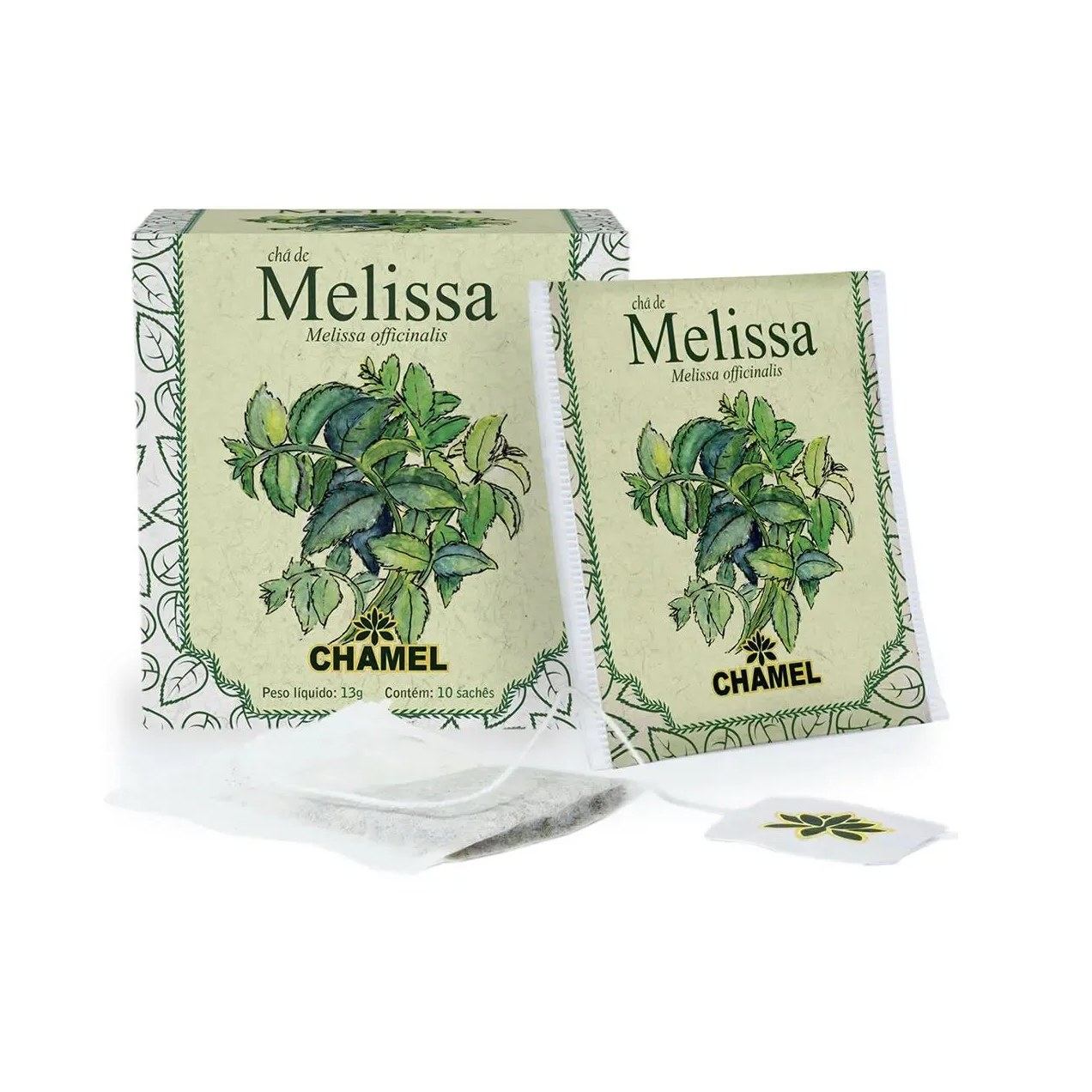 Chá de Melissa com 10 Sachês 13g - Chamel