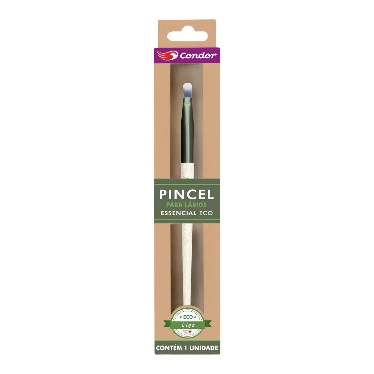 Pincel para Lábios Condor Essencial Eco
