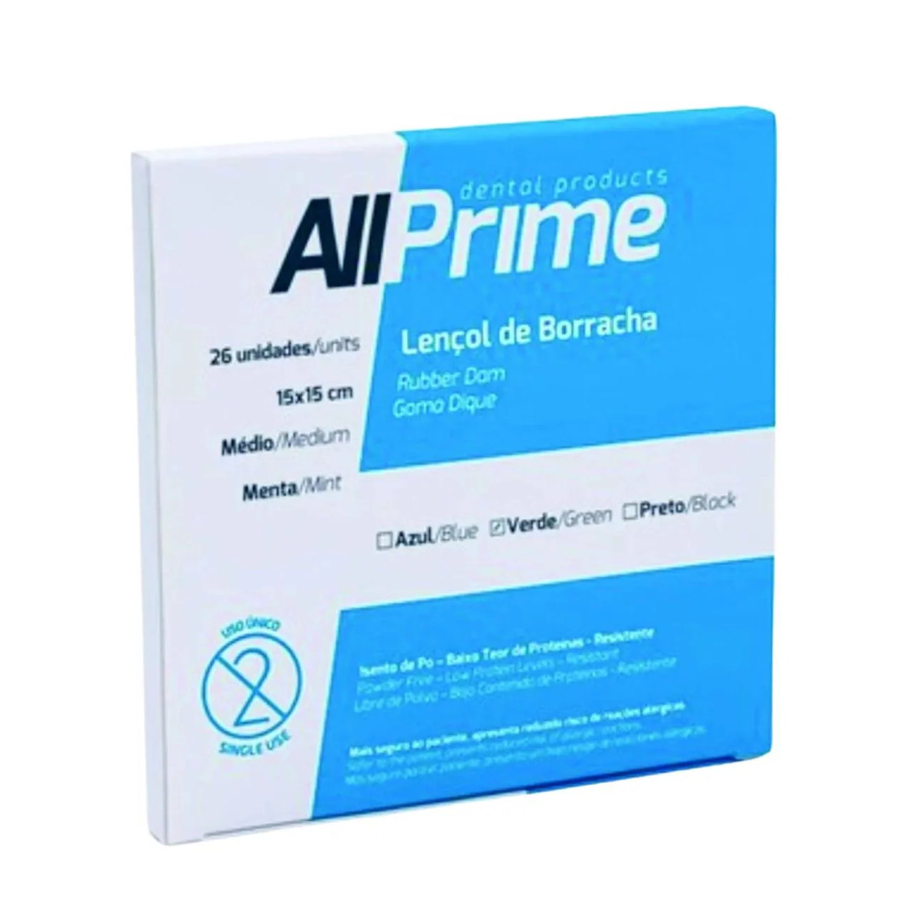 Lençol de Borracha Azul - Allprime 15x15