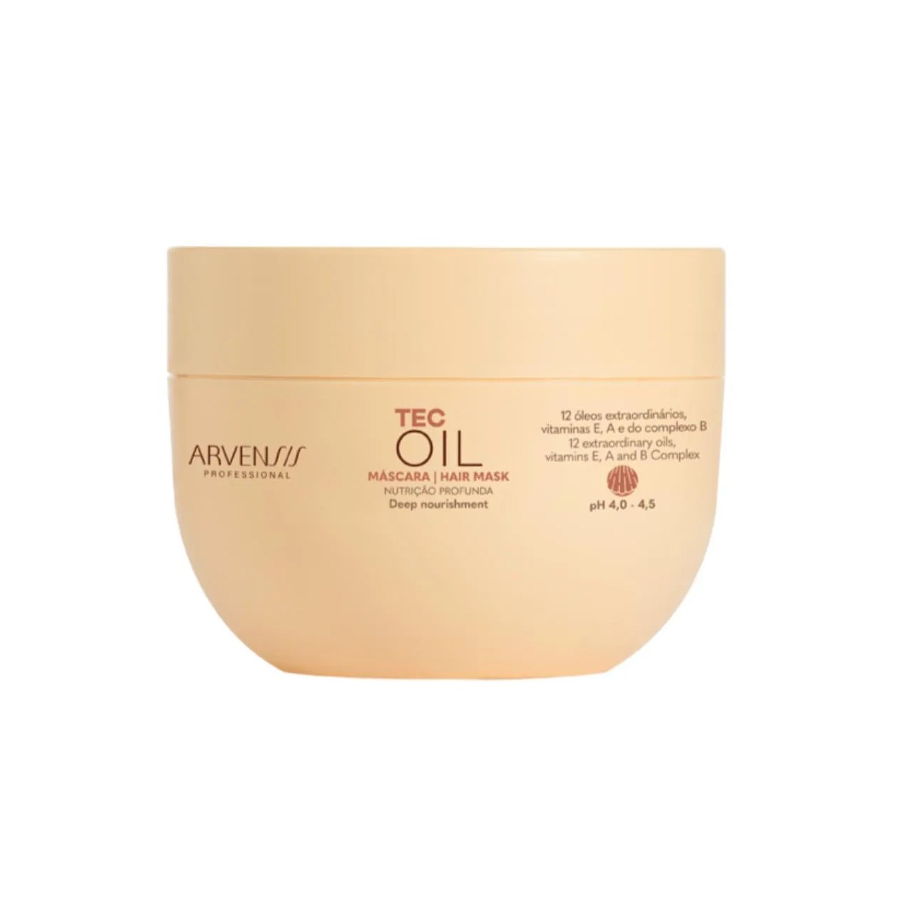 Máscara Capilar Arvensis Tec Oil Nutrição Profunda 250g