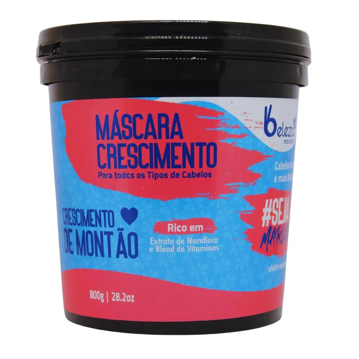 Máscara Capilar Crescimento de Montão Beleza Marcante 800g