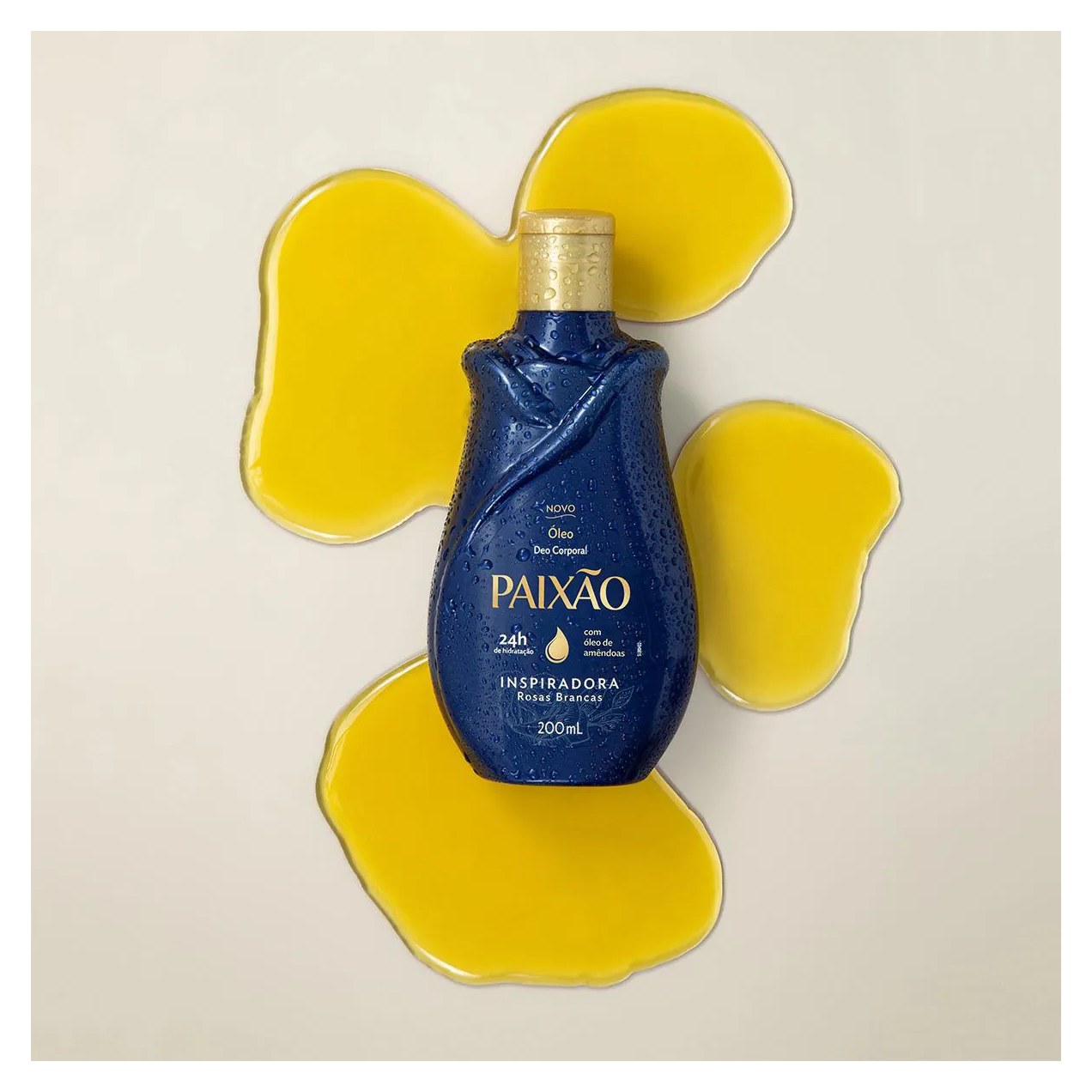 Óleo Deo Corporal Paixão Inspiradora Rosas Brancas 200ml