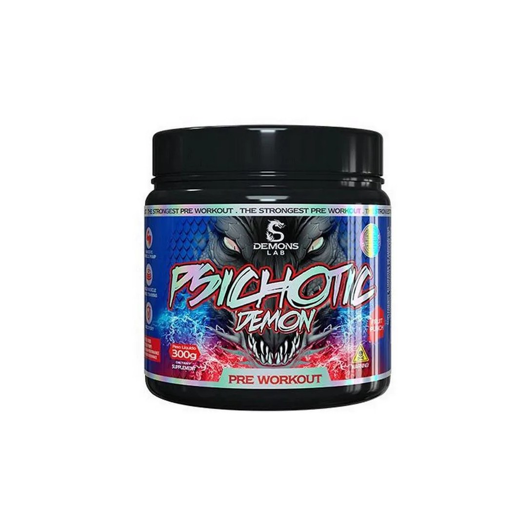 Pre Treino Psichotic Demon Fruit Punch 300g - Demons Lab