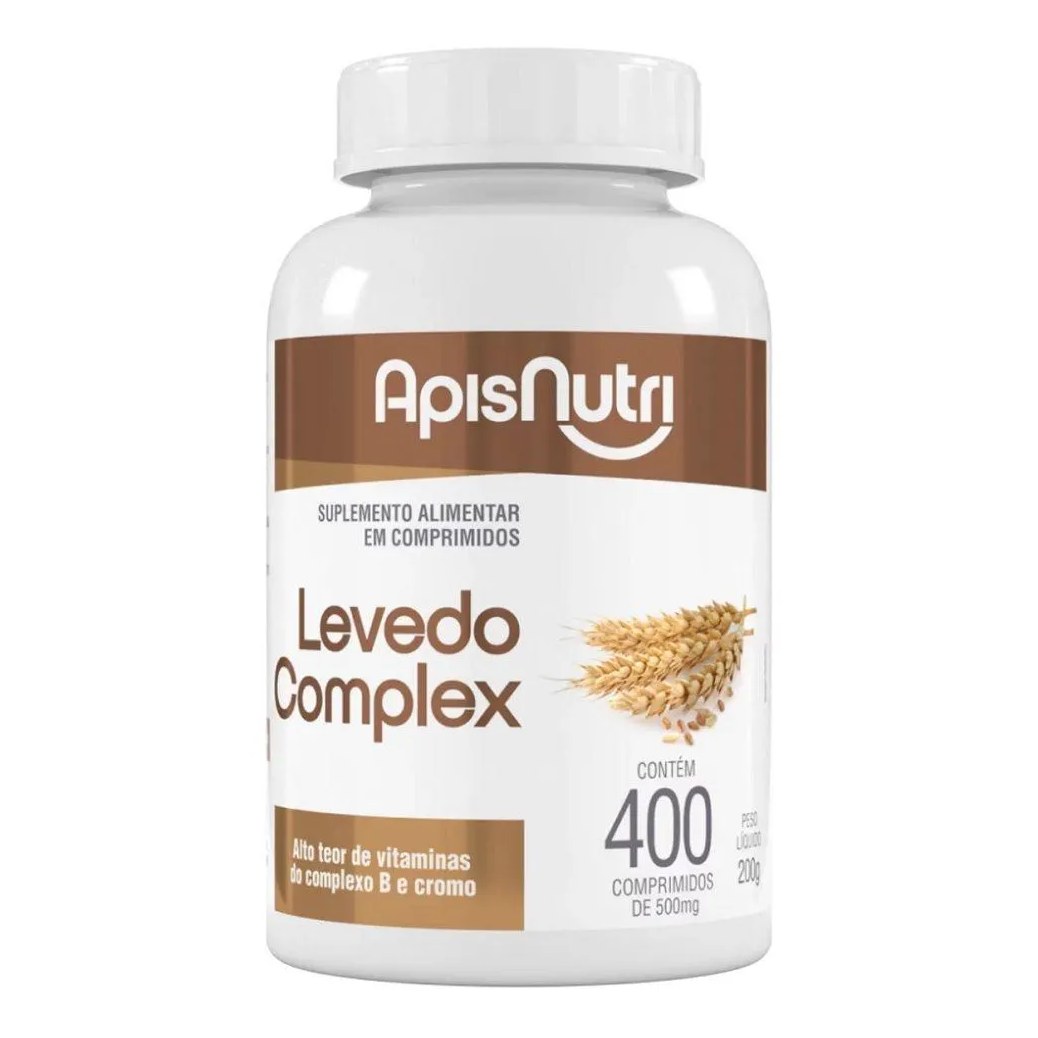Levedo Complex 500mg (400 Comp) - Padrão: Único