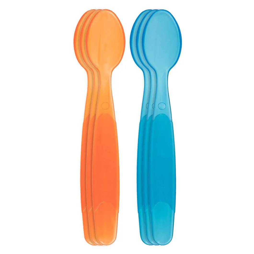 Kit Colheres Azul e Laranja - Buba