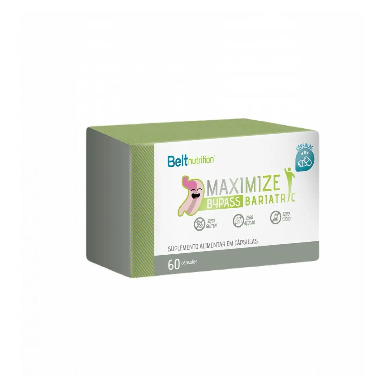 Belt Maximize Bypass - 60 cápsulas - Belt Nutrition sem Sabor