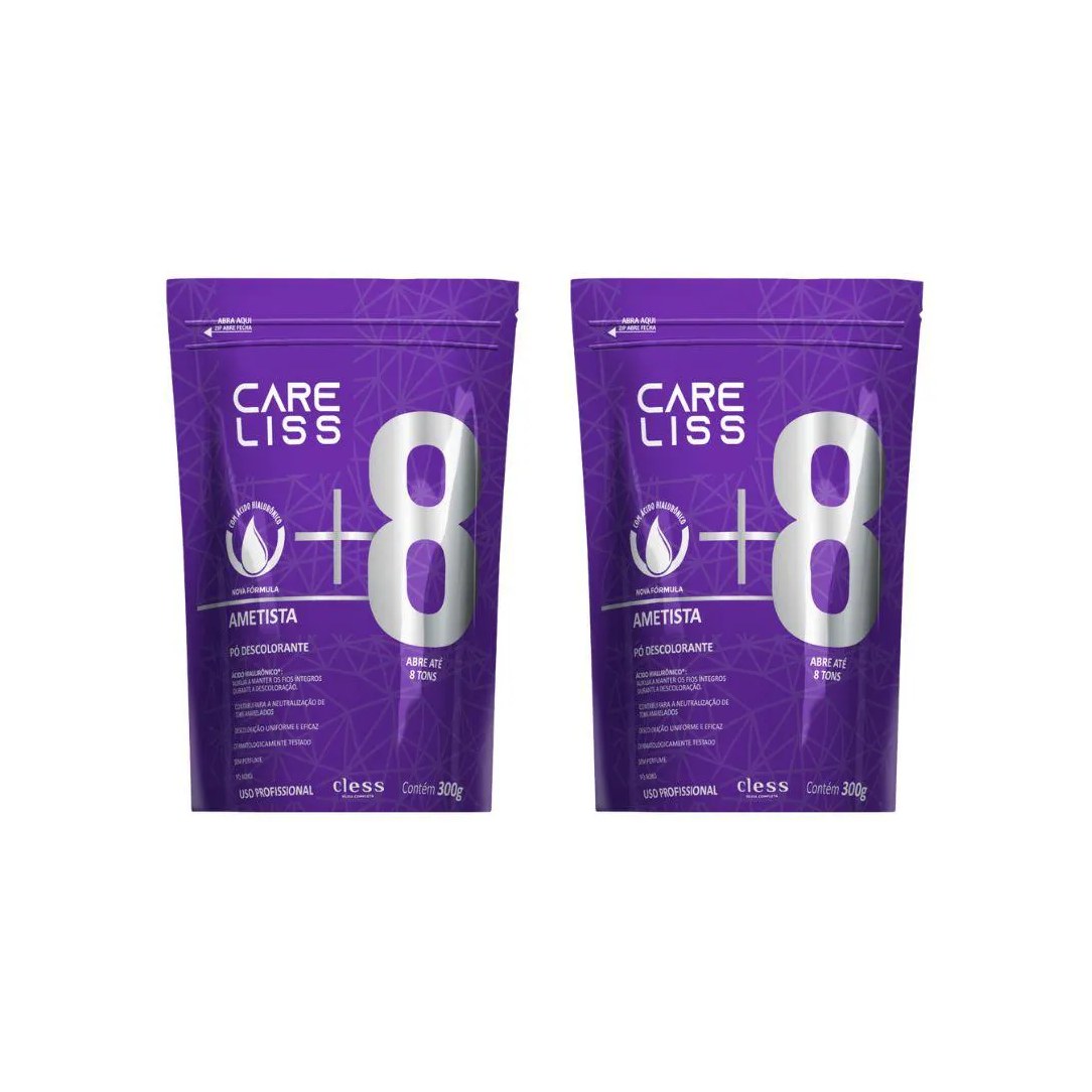 Po Descolorante Care Liss 300g Ametista - Kit C / 2un