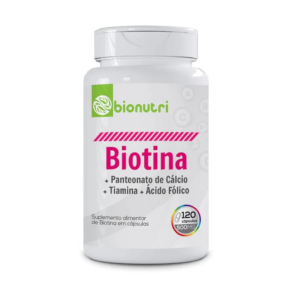 Biotina 500mg 120 cápsulas - Bionutri