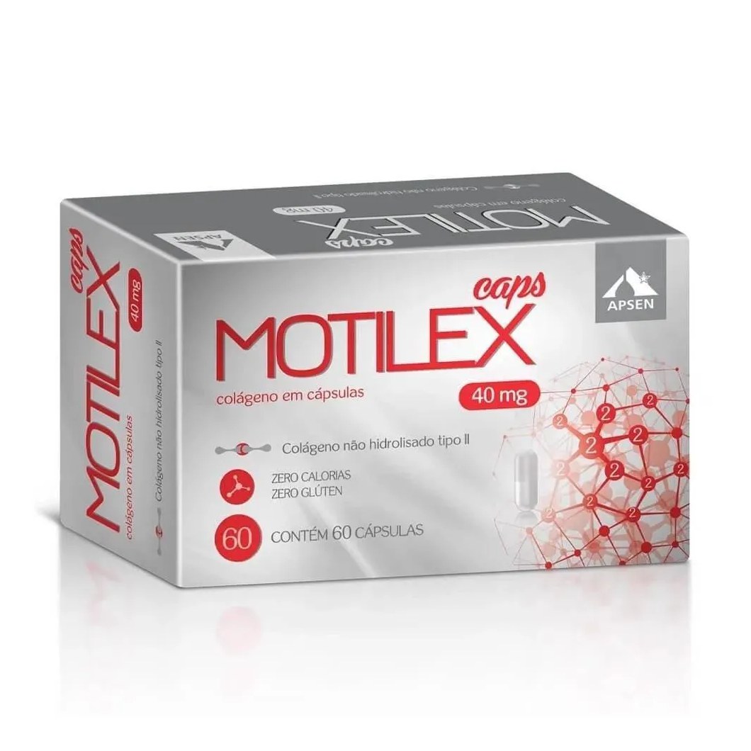 Suplemento Apsen Motilex cápsulas Colágeno Tipo 2 60cps