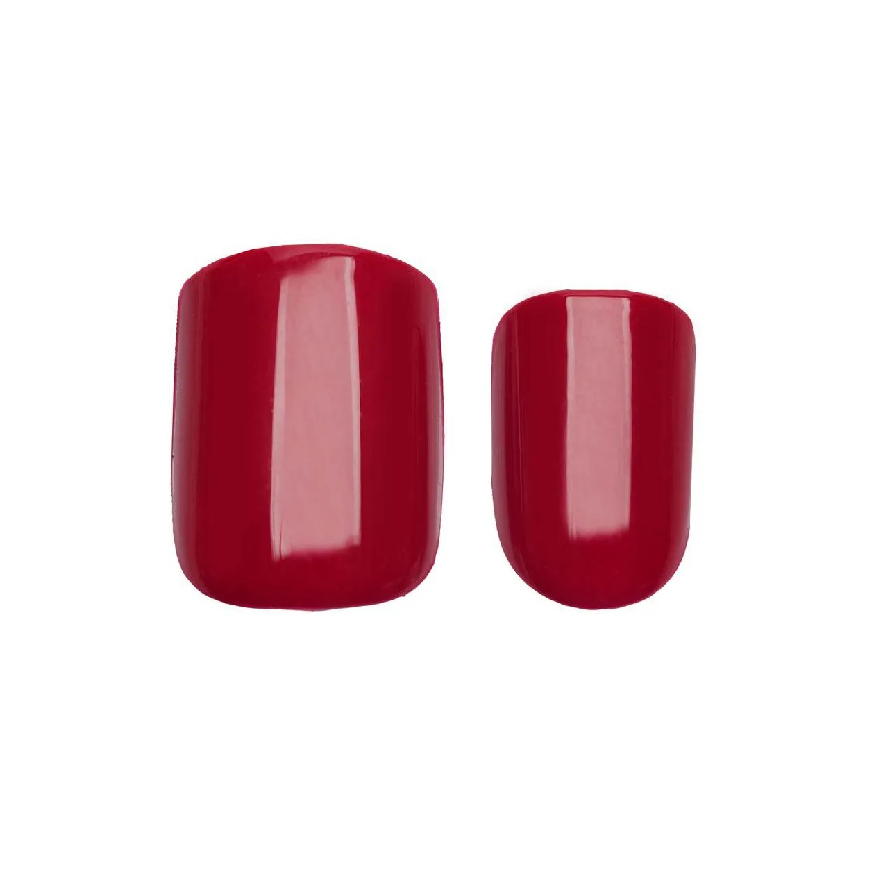 Unhas Autocolantes Kiss NY Impress Color Quadrado Curto Tweetheart 30 Unidades