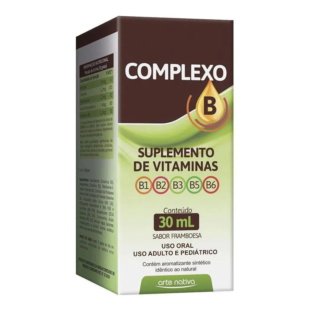 Complexo B Gotas 30ml Arte Nativa