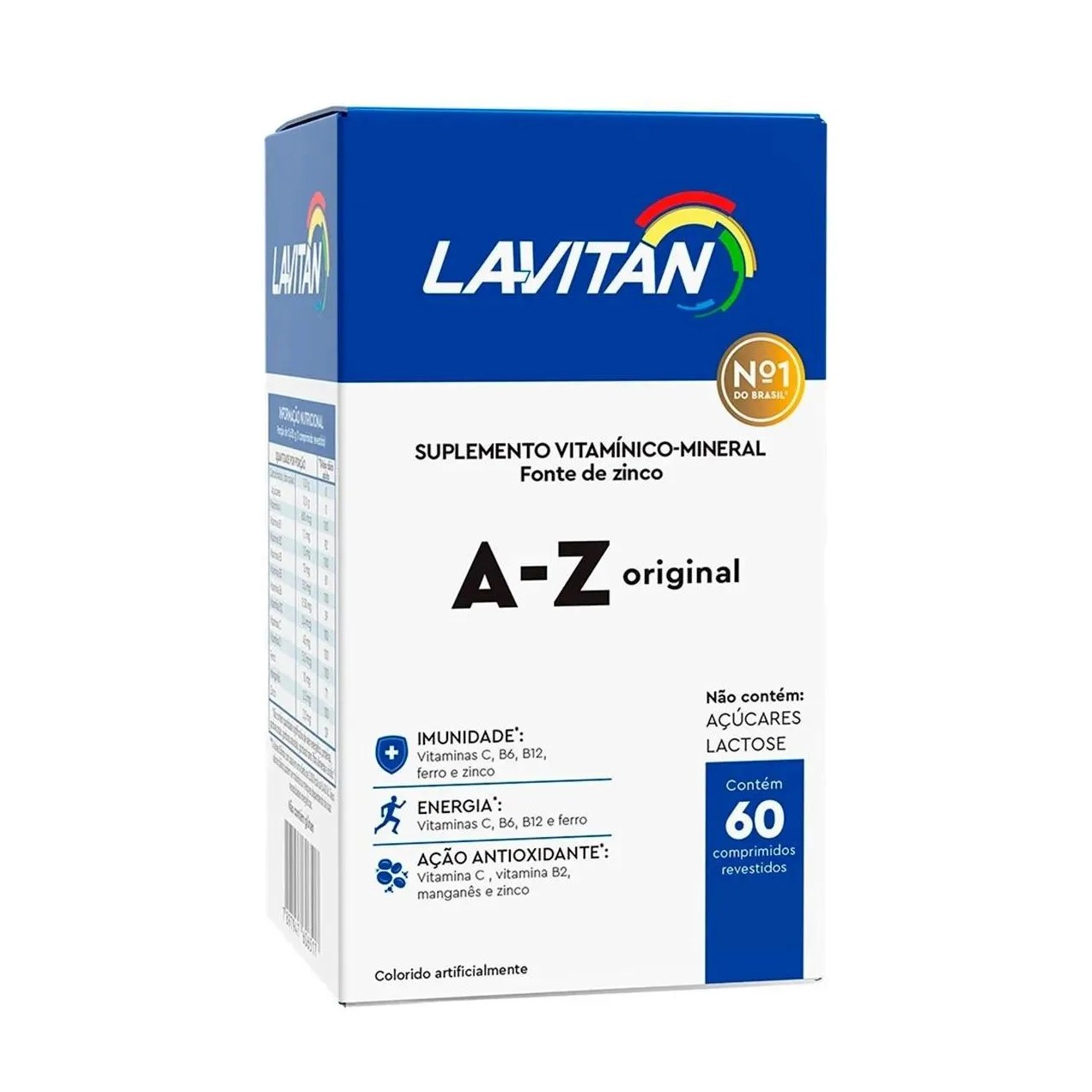 SUPLEMENTO VITAMíNICO LAVITAN A-Z ORIGINAL IMUNIDADE 60COMPS